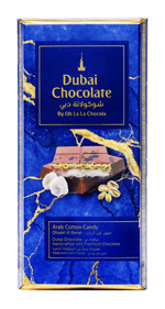 uxury Baklava Chocolate with honey, nuts, and rich cocoa – handcrafted Dubai chocolate.